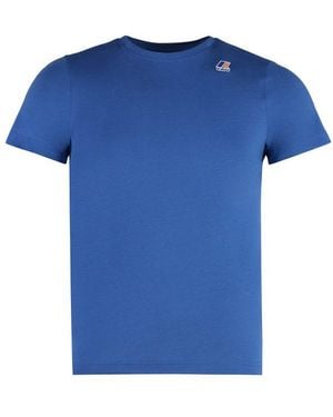 K-Way Edouard Crew Neck T-Shirt - Blue