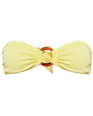 Melissa Odabash Ring Detail Bikini Top - Yellow