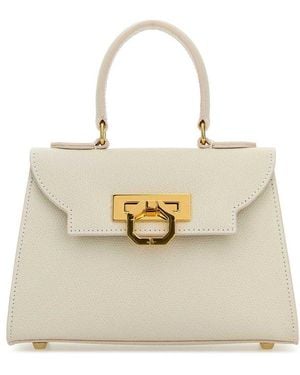 Carbotti Hera Top Handle Bag - Natural