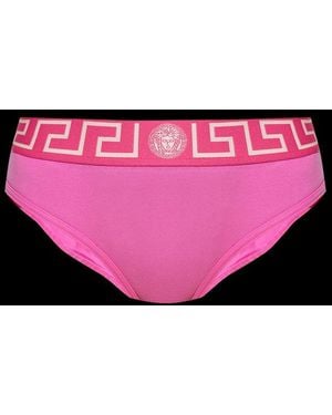 Versace Greca Border Briefs - Black