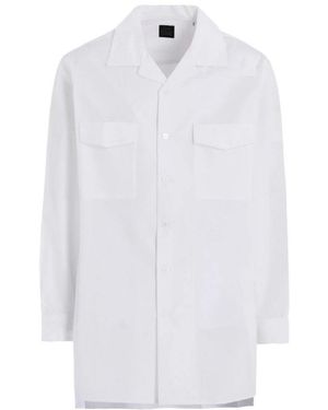Yohji Yamamoto G-Cdh Open Collar Shirt - White