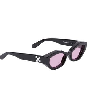 Off-White c/o Virgil Abloh Hilo Gemetric Frame Sunglasses - Black