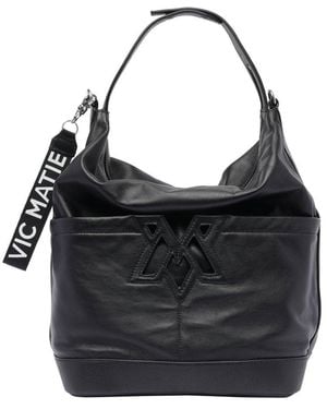 Vic Matié Bags Logo Shoulder Bag - Black