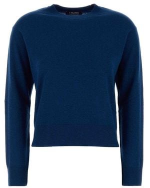 Max Mara 'Max Mara Eco Crewneck Jumper - Blue