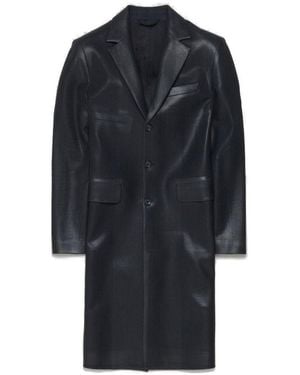 DIESEL J-Denner Pinstriped Coat - Black