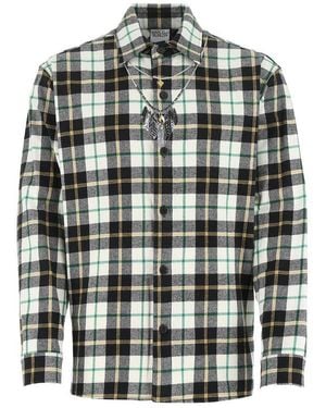 Marcelo Burlon Checked Shirt - Green
