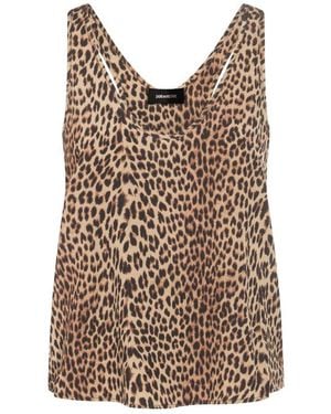 Zadig & Voltaire Leopard-Printed Sleeveless Top - Brown
