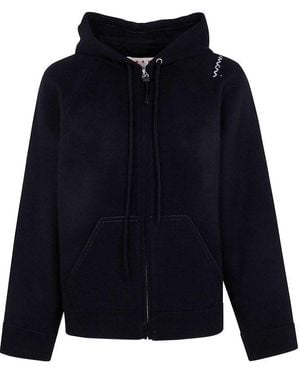 Marni Zip-Up Hooded Jacket - Blue