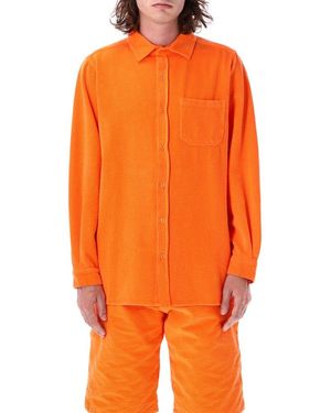 ERL Stretch Corduroy Shirt - Orange