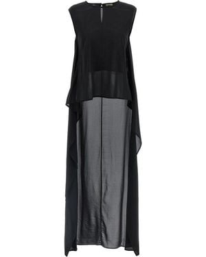DI.LA3 PARI' Trawl Sleeveless Top - Black