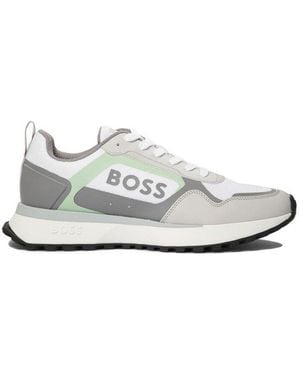 BOSS Jonah Lace-up Trainers - White