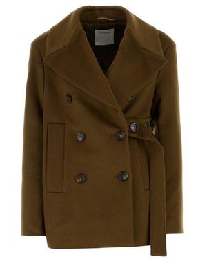 トレンチコート Sportmax Belted Double-Breasted Coat Max Mara Sportmax Ghia Double-Breasted Belted Trench Coat