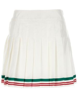 CASABLANCA Hippie Tennis Skirt in White | Lyst
