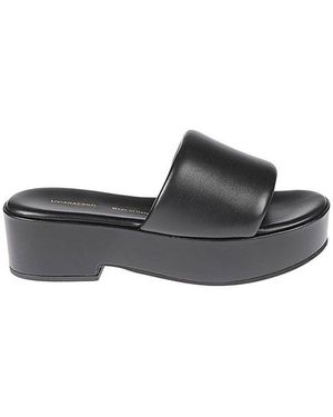 Liviana Conti Platform Slide Sandals - Black
