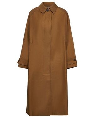 Studio Nicholson Holin Long Sleeved Trench Coat - Brown