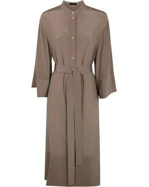 JOSEPH Darius Silk Dress - Natural