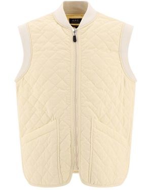 A.P.C. Coetz Vest Jacket - Natural