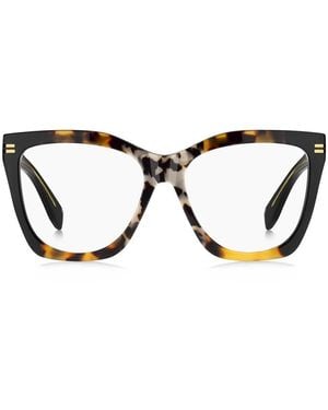 Marc Jacobs Square Frame Clip-On Sunglasses - Brown