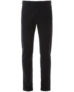 ZEGNA Straight Leg Trousers - Black