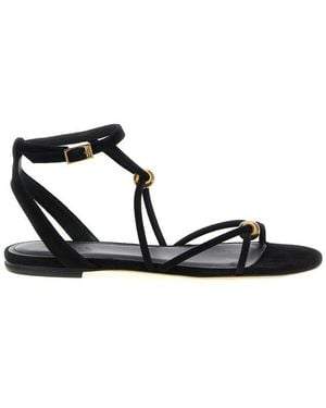 Isabel Marant Aeza Strappy Sandals - Black