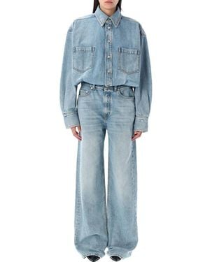 Haikure Tilda Wide Leg Jumpsuit - Blue