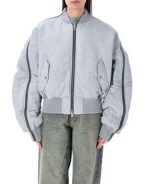 Acne Studios Nylon Bomber - Grey