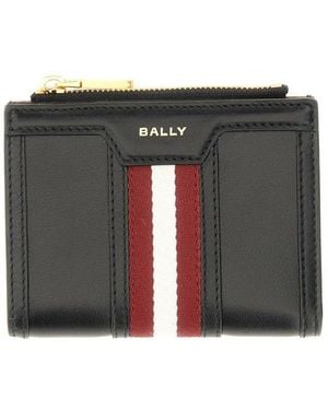 Bally Code Bi-Fold Wallet - Black