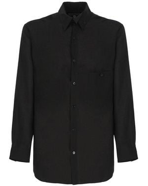 Yohji Yamamoto Cellulose Shirt - Black