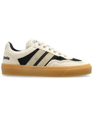 Moncler Genius Moncler X Palm Angels Striped Low-Top Trainers - Natural