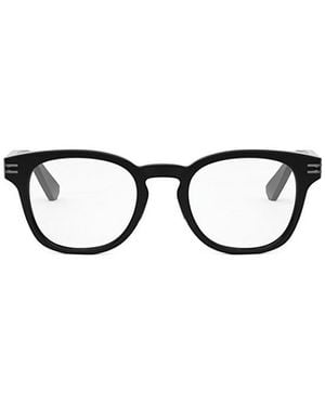 BVLGARI Round-Frame Glasses - Black