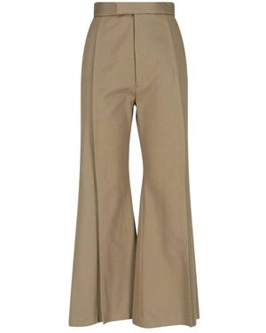 Vivienne Westwood Palazzo Trousers With Pleats - Natural
