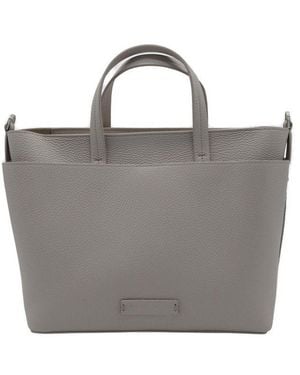 Fabiana Filippi Logo Patch Tote Bag - Gray