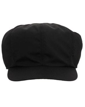 Prada Re-Nylon Newsboy Cap - Black