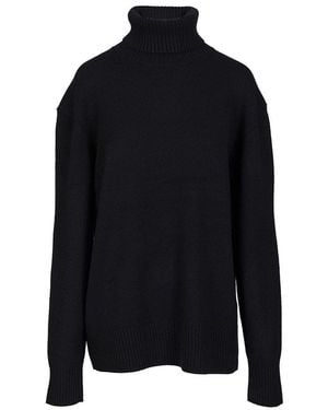 TOTEME Roll Neck Long Sleeved Jumper - Black
