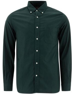 Beams Plus Button-Down Shirt - Green