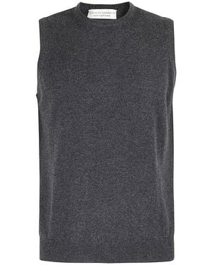FILIPPO DE LAURENTIIS Sleeveless Jacket - Black