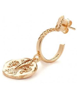 Emanuele Bicocchi Lily Coin Single Earring - Metallic