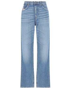 DIESEL Straight Leg Jeans - Blue