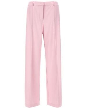 Pinko High-rise Wide-leg Pants - Pink