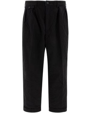 Beams Plus Pleated Trousers - Black