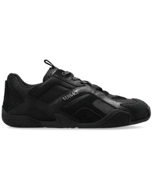 Versace Galaxia Lace-Up Trainers - Black