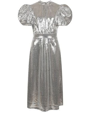 ROTATE BIRGER CHRISTENSEN Sequin Maxi Dress - Grey