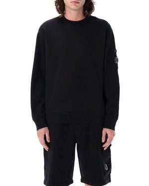 C.P. Company Fleece Lens Pullover - Black