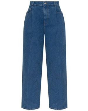 Marni Jeans With Logo - Blue