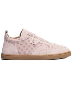 Christian Louboutin Tutti Rui Vintage Lace-Up Trainers - Pink