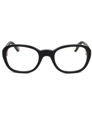 Ann Demeulemeester Square Frame Glasses - Black