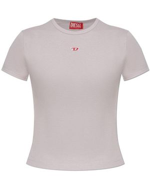 DIESEL T-Shirt T-Uncutie-Long-Q5 in Gray | Lyst