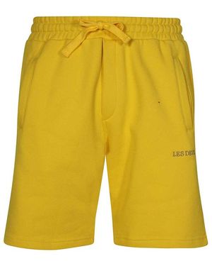 Les Deux Cozy Fleece Shorts - Yellow