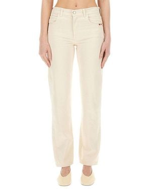 AMISH Straight Leg Jeans - Natural