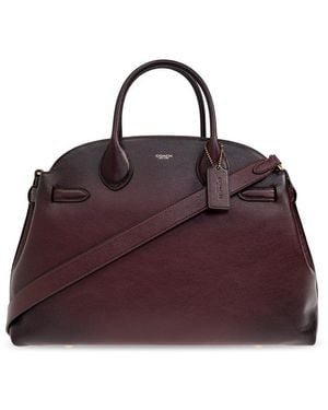COACH Empire Carryall 40 Handbag - Purple